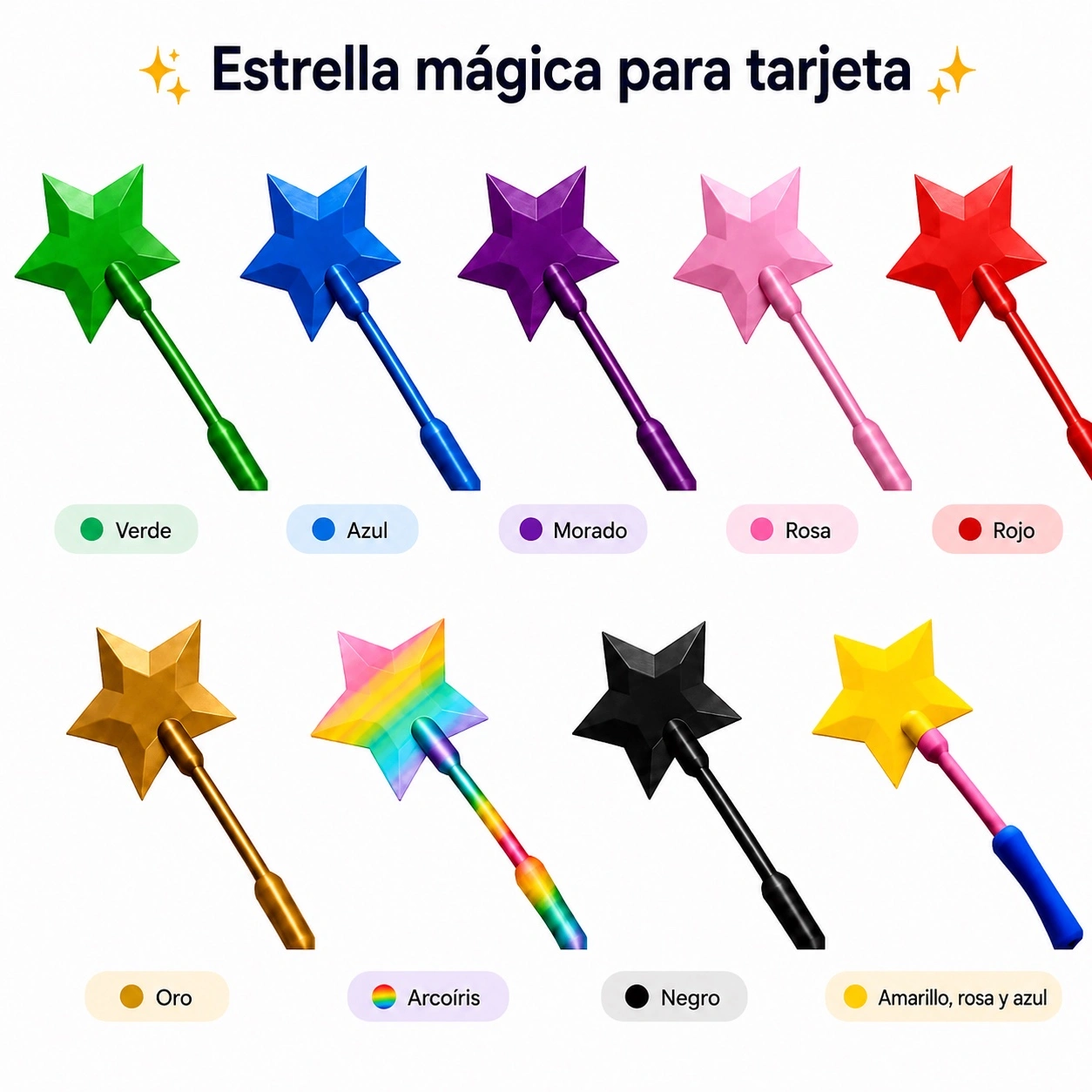Estrella mágica para tarjeta - Imagen 6